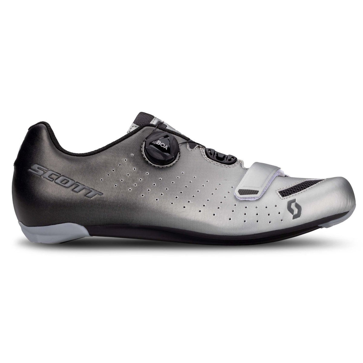 Zapatillas Carretera Scott Road Comp BOA Black Fade/Metallic Silver #3