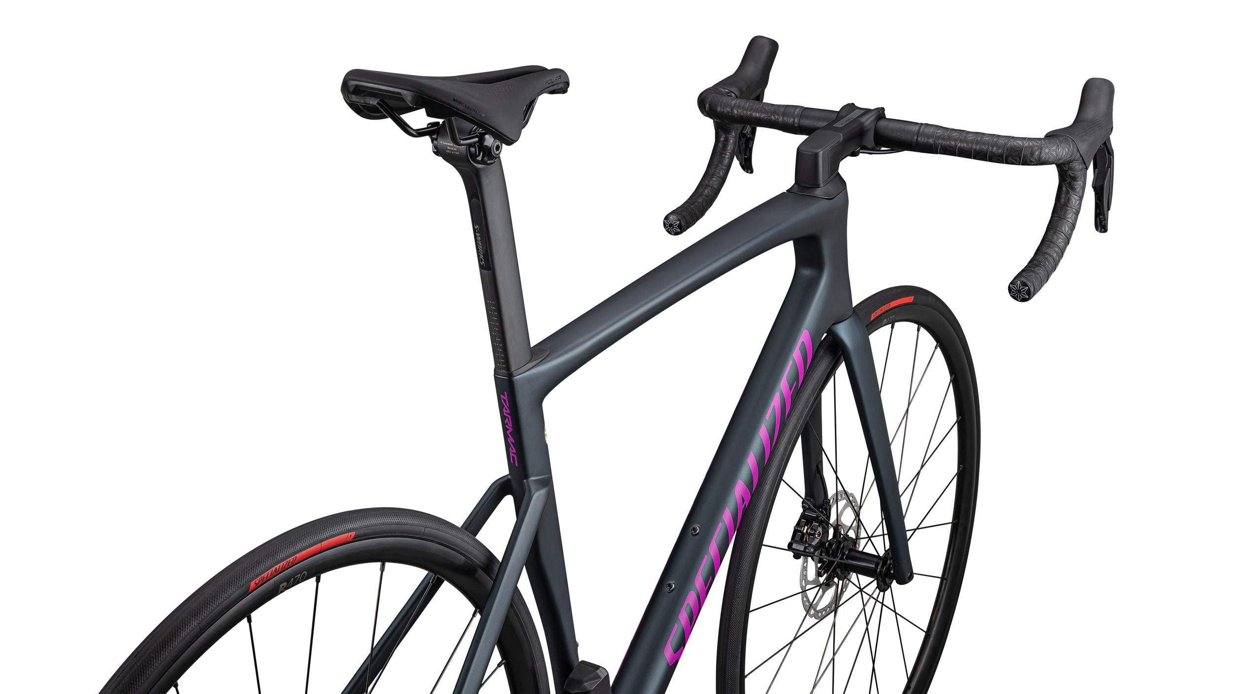 Tarmac SL7 Comp Shimano 105 Di2 Specialized 2023 Satin Metallic Deep Lake/Purple Orchid #4