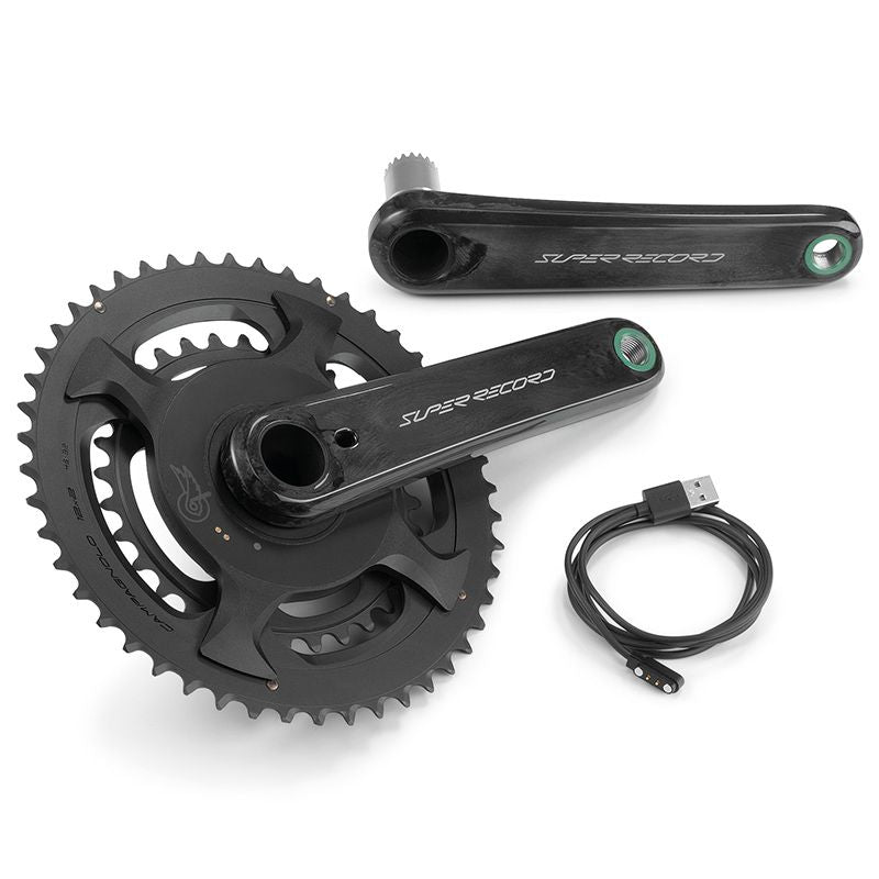 Juego Bielas Potenciómetro Campagnolo Super Record WRL ProT 50/34d 12v Carbono