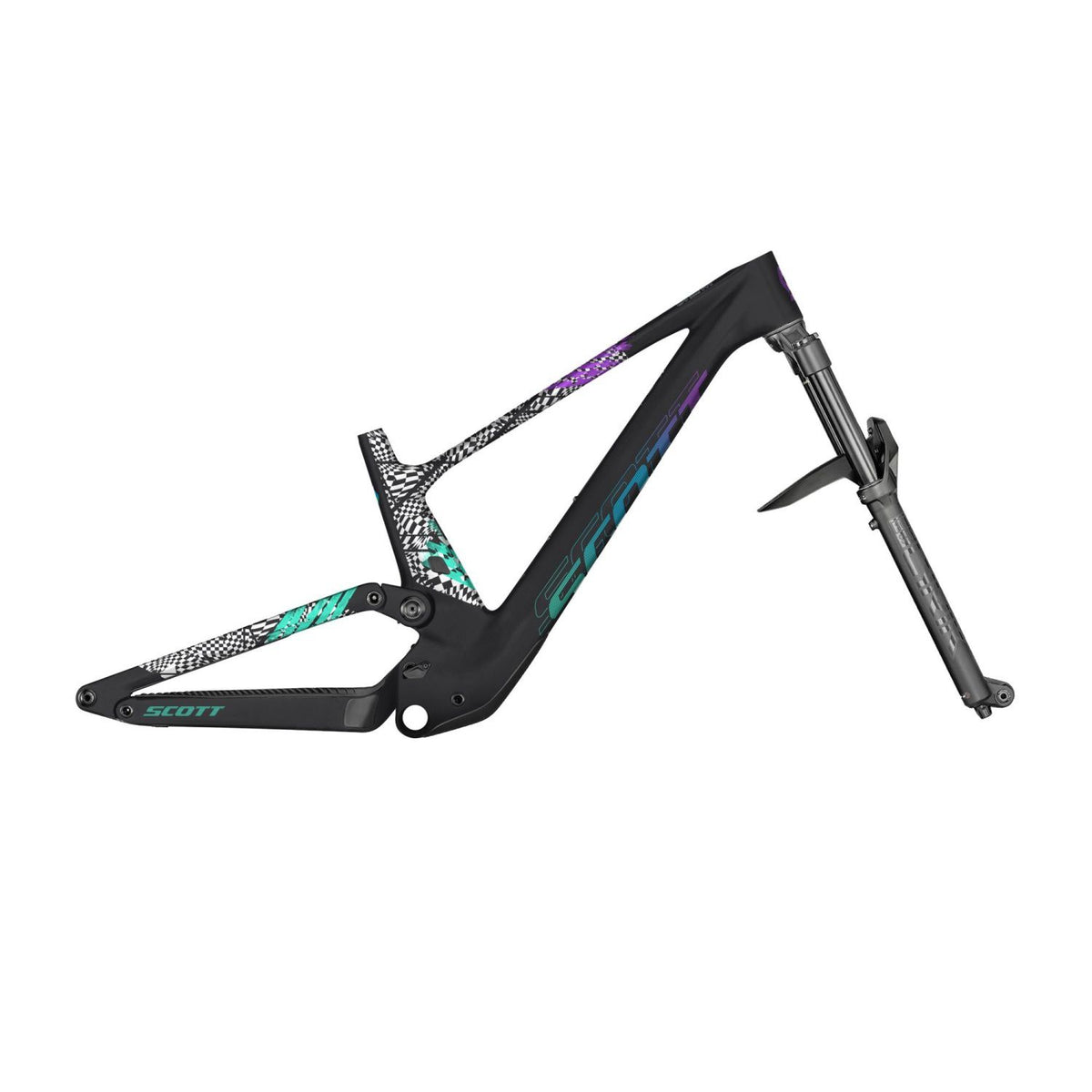 Cuadros Bicicleta MTB Cuadro Amortiguador Scott Genius 900 Tuned HMX 2025 Carbon Black