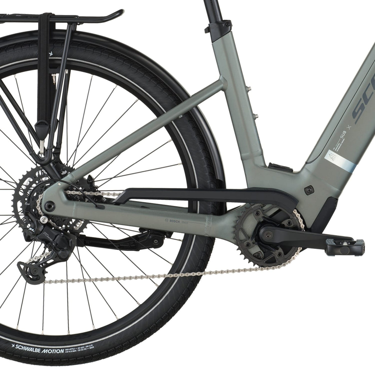 Bicicletas Eléctricas eUrbanas Scott Sub Sport 30 Wave 2026 Highland Green #4