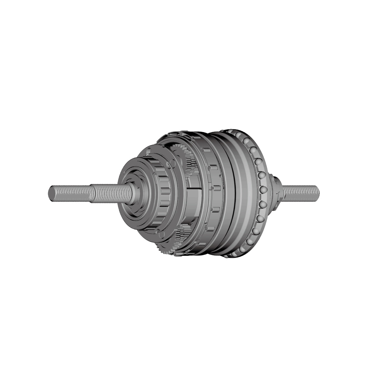 Conjunto Interno Shimano SG-C6061-8D 030 187mm Plata