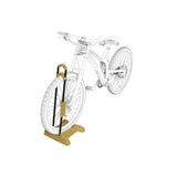 Peruzzo Eco-Bamboo Fahrrad-Bodenständer E-Bike Ladegerätehalter Braun